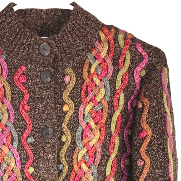 Talbots Embroidered Cardigan - Picture 5 of 12